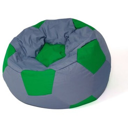 GO GIFT Pufa worek Piłka 5 L Szaro-zielony 80 cm