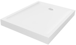 New Trendy Mild Brodzik akrylowy prostokątny 80x90x11,5 cm biały B-0611