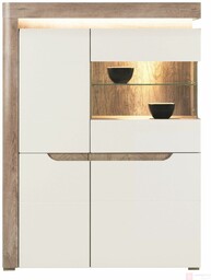 Kredens IRMA IM-5 Dąb + biały