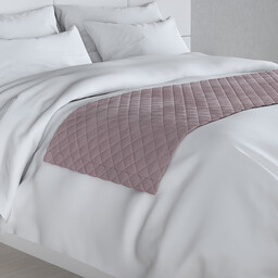 Narzuta hotelowa bieżnik Velvet 60x200cm, zgaszony róż, 60 x 200 cm, Velvet