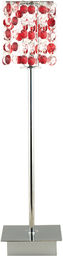 Candellux CLASSIC 41-60177 lampa stołowa kryształki czerwony 1X40W G9 11 cm