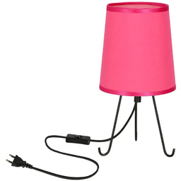 Candellux Lampka nocna z różowym abażurem - 4X D246 A1-P57