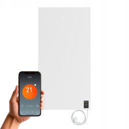 Konwektor pionowy na podczerwień 750W TermoPlaza Wifi grzejnik płaski