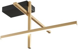 Lampa sufitowa EDGE 22008C3-BK/GD - Zuma Line