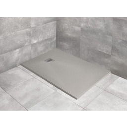 Radaway brodzik z konglomeratu Kyntos F cemento 90x80 cm HKF9080-74