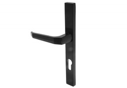 Klamka drzwiowa FAM 14876 92/240/32 czarna prawa (3 śruby)