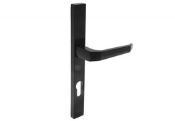 Klamka drzwiowa FAM 14877 92/240/32 czarny lewa (3 śruby)
