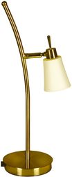 Candellux KROTON 33-88942 lampa stołowa klosz szklany z oprawką na przegubie patyna 1X40W G9 6 cm
