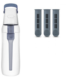 ZESTAW - Butelka filtrująca Dafi SOLID 0,7 l + filtr węglowy + 3 x Filtr do butelki DAFI - Jeansowy
