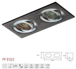 LM 810/2 OPRAWA HALOGENOWA PAR16 MR16