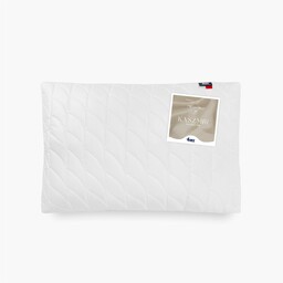 Poduszka wełniana 50x60 biała pikowana 1030 g Kaszmir Gold