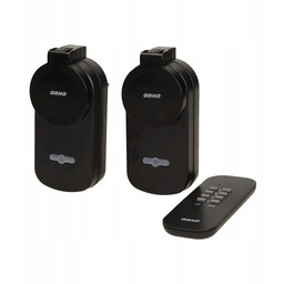 2 Gniazda Sterowane Pilotem Bezprzewodowe Gniazdka