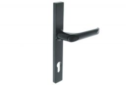 Klamko-klamka drzwiowa na długim szyldzie L-92 RAL7016 antracyt