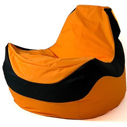 GO GIFT Pufa worek sako Bolid Pomarańczowo-czarny XXL 140 x 100