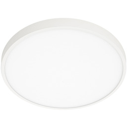 Italux Riberio PLF-75689-WH-3K plafon lampa sufitowa nowoczesny okrągły metal biały LED 30W 3000K 28cm