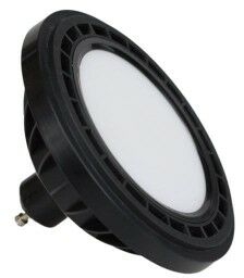 LM Żarówka LED ES111 AR111 QR111 GU10 230V 12W 3000K 750lm=60W 120 stopni BK