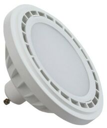 LM Żarówka LED ES111 AR111 QR111 GU10 230V 12W 3000K 950lm=75W 120 stopni WH