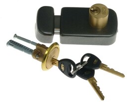 Zamek wierzchni dwubębenkowy LOB TB62 grafit