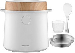 RE3030 Ryżowar 1,5 l biały, dekor z drewna