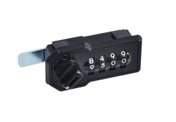 Zamek szyfrowy Master klucz prawy czarny publiczny