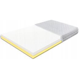 Przewiewny materac z pianką dwustronną 70x180 piankowy dwustronny H2