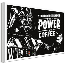 Star Wars The Power Of Coffee - obraz na płótnie