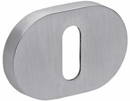 ROZETA OWALNA R75 CHROM SZCZOTKOWANY KLUCZ