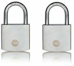 Y120B/50/127/2 kłódka mosiężna chromowana Yale