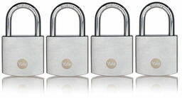 Y120B/50/127/4 kłódka mosiężna chromowana Yale