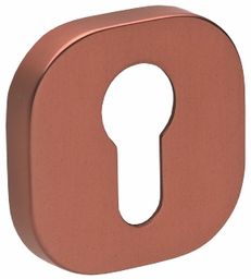 ROZETA OWALNA R75 MIEDŹ-SATYNA WKŁADKA