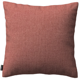 Poszewka Kinga na poduszkę, brązowo-koniakowy szenil, 60 x 60 cm, City