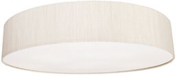 Lampa sufitowa plafon z abażurem TURDA VII biały/srebrny śr. 78cm 8958