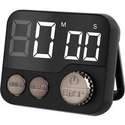 Cyfrowy timer i stoper, minutnik kuchenny, elektroniczny zegar do jajek, 99:59 min, wielofunkcyjny timer, timer z głośnym alarmem LCD, do gotowania, prysznica, studia fitness, sali lekcyjnej