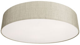 Lampa sufitowa plafon z abażurem TURDA VII szary/srebrny śr. 78cm 8960