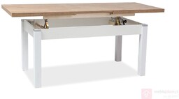 Ławostół KLEOPATRA Signal Dąb lancelot + biały