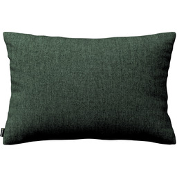 Poszewka Kinga na poduszkę prostokątną, leśna zieleń szenil, 60 x 40 cm, City
