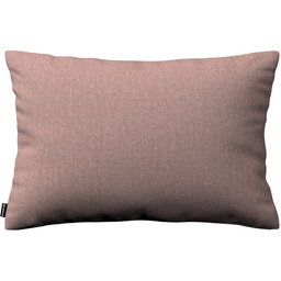 Poszewka Kinga na poduszkę prostokątną, zgaszony róż szenil, 60 x 40 cm, City