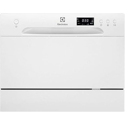 Electrolux Zmywarka stołowa z serii 600, 55 cm, ESF2400OW, wolna instalacja, pojemność 6 koców, 6 programów prania, 438 x 550 x 500 mm, biały