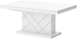 Elior Nowoczesny biały rozkładany ławostół T6-A96