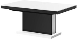 Elior Rozładana ława biały + czarny - D0-G38