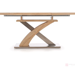 Stół SANDOR Halmar Dąb sonoma, 90x160-220