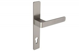 Klamko-klamka drzwiowa na długim szyldzie L-92 H626/S5S34G6 powłoka inox