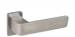 Klamko-klamka drzwiowa na krótkim szyldzie H636/SK3S42G6 powłoka inox