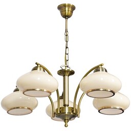 ACTIVEJET Lampa wisząca Rita 5P Patyna