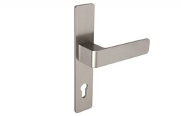 Klamko-klamka drzwiowa na długim szyldzie L-92 H636/S5S42G6 powłoka inox