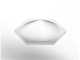 3M Bumpon SJ6553 przezroczysty, spiczasty, taca = 132 szt.