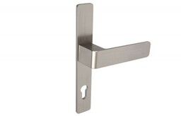 Klamko-klamka drzwiowa na długim szyldzie L-92 H636/S5S34G6 powłoka inox