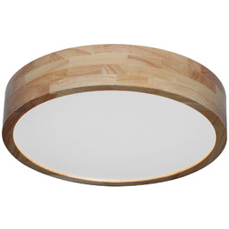 Italux Norton PLF-73827-3KS4KS65K-WO plafon lampa sufitowa nowoczesny drewno, stal, akryl, zmiana barwy światła, 40cm IP20 LED 24W