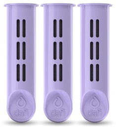 ZESTAW 3 filtry do butelki filtrującej Dafi SOFT i SOLID lavender