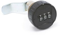 Zamek szyfrowy, czarny